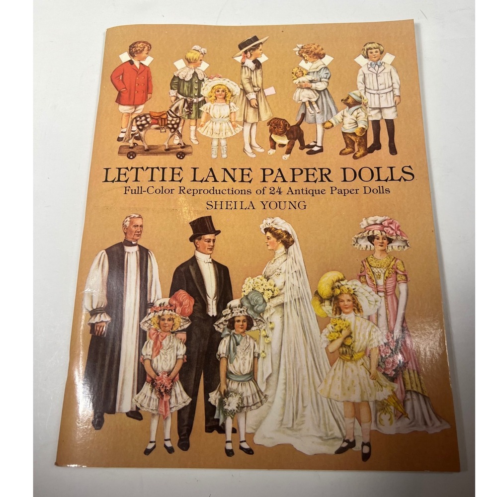 Lettie Lane Paper Dolls Full Color Reproductions of‎ 24 Antique Paper Dolls